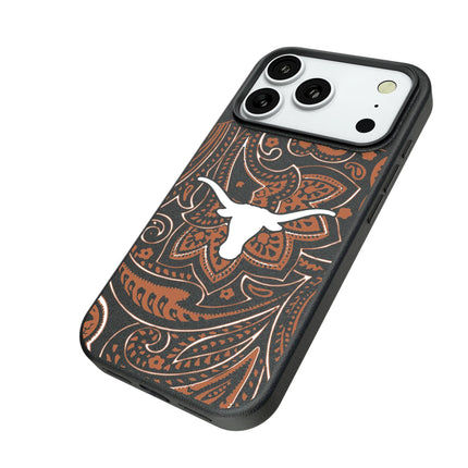 University of Texas Longhorns Paisley MagSafe Compatible Phone Case for Apple iPhone