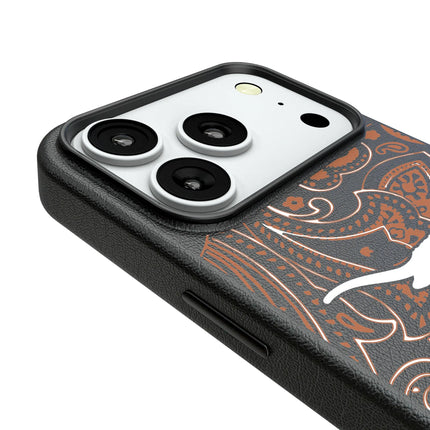 University of Texas Longhorns Paisley MagSafe Compatible Phone Case for Apple iPhone