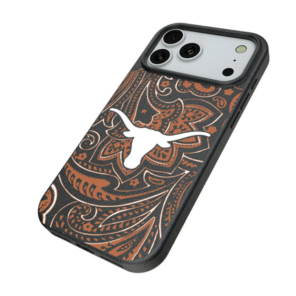 University of Texas Longhorns Paisley MagSafe Compatible Phone Case for Apple iPhone