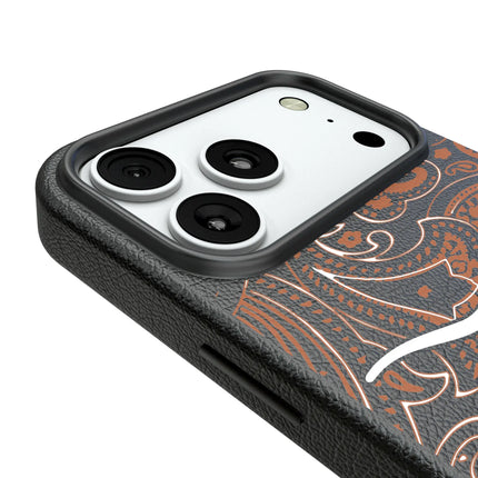 University of Texas Longhorns Paisley MagSafe Compatible Phone Case for Apple iPhone
