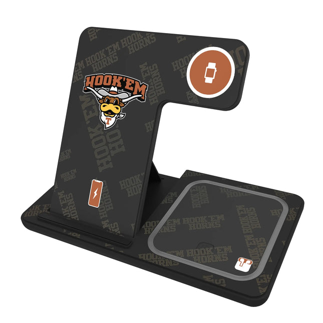 University of Texas Longhorns Quadtile 3 in 1 Charging Station