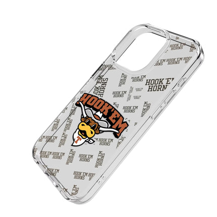 University of Texas Longhorns Quadtile Clear Phone Case for Apple iPhone