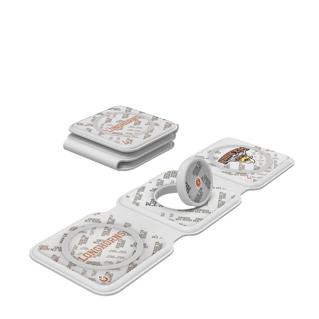University of Texas Longhorns Quadtile Foldable 3 in 1 Charger