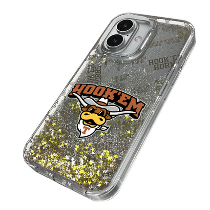 University of Texas Longhorns Quadtile Glitter Phone Case for Apple iPhone