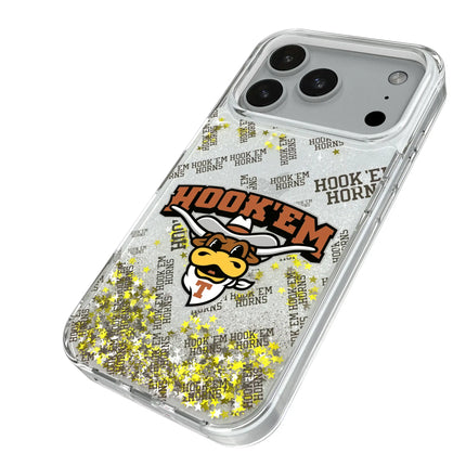 University of Texas Longhorns Quadtile Glitter Phone Case for Apple iPhone
