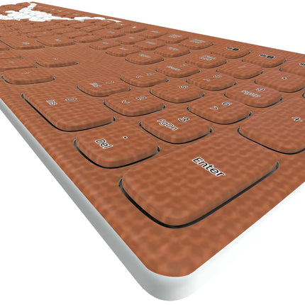 University of Texas Longhorns Solid Curved Wireless Keyboard