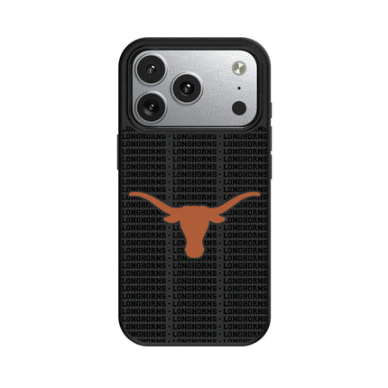 University of Texas Longhorns Text Backdrop MagSafe Compatible Phone Case for Apple iPhone