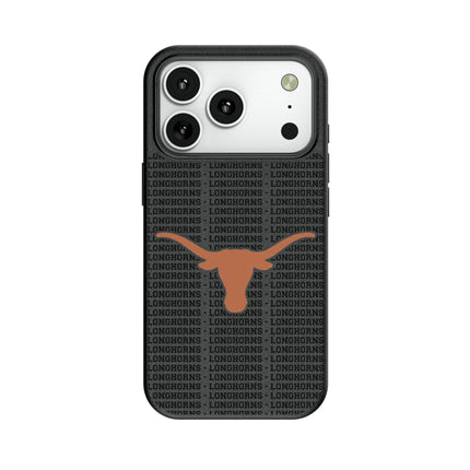 University of Texas Longhorns Text Backdrop MagSafe Compatible Phone Case for Apple iPhone