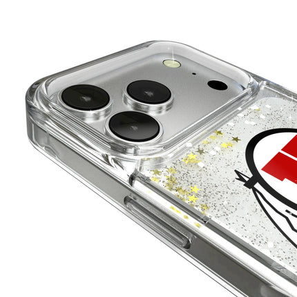 University of Utah Utes Confetti Glitter Phone Case for Apple iPhone