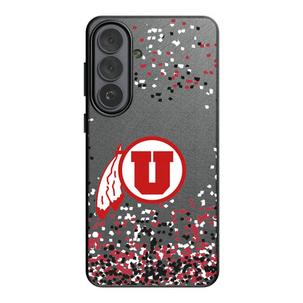 University of Utah Utes Confetti MagSafe Compatible Phone Case for Samsung Galaxy