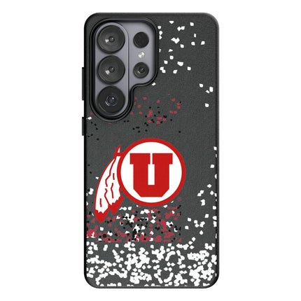 University of Utah Utes Confetti MagSafe Compatible Phone Case for Samsung Galaxy