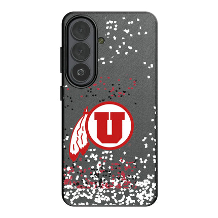 University of Utah Utes Confetti MagSafe Compatible Phone Case for Samsung Galaxy
