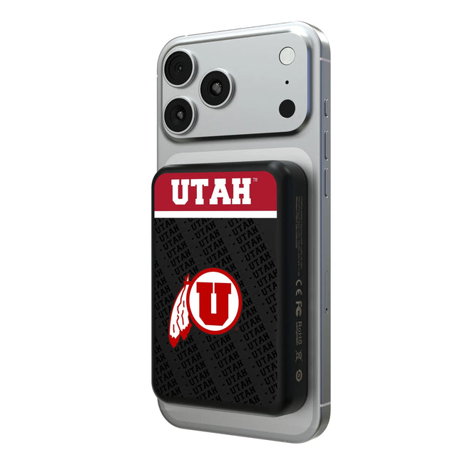 University of Utah Utes Endzone Plus Wireless Mag Power Bank