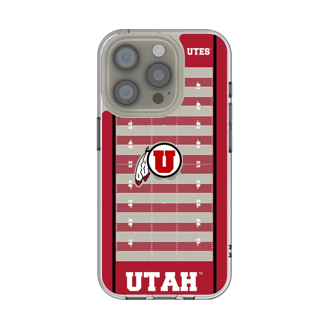 University of Utah Utes Field Clear Phone Case for Apple iPhone