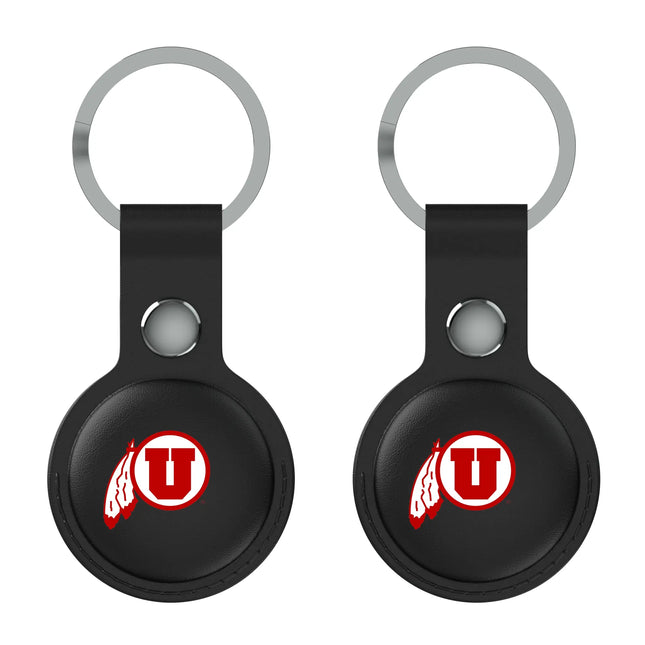 University of Utah Utes Insignia Black Airtag Holder 2-Pack