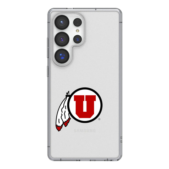 University of Utah Utes Insignia Clear Phone Case for Samsung Galaxy