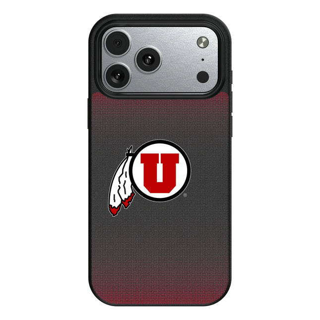 University of Utah Utes Linen MagSafe Compatible Phone Case for Apple iPhone