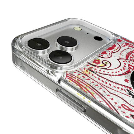 University of Utah Utes Paisley Glitter Phone Case for Apple iPhone