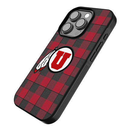 University of Utah Utes Plaid Bump Phone Case for Apple iPhone