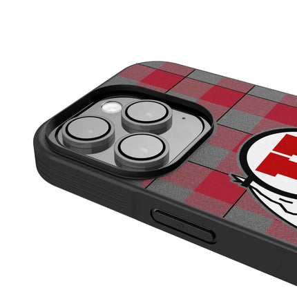 University of Utah Utes Plaid Bump Phone Case for Apple iPhone