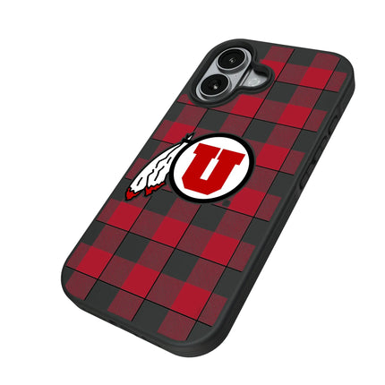 University of Utah Utes Plaid Bump Phone Case for Apple iPhone