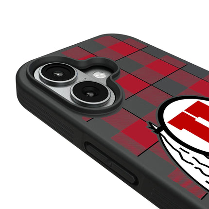 University of Utah Utes Plaid Bump Phone Case for Apple iPhone