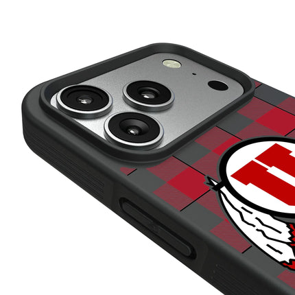University of Utah Utes Plaid Bump Phone Case for Apple iPhone