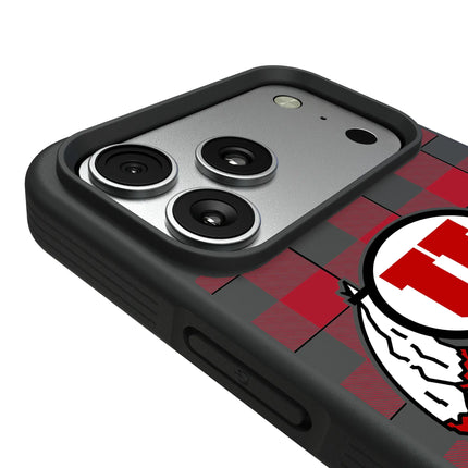 University of Utah Utes Plaid Bump Phone Case for Apple iPhone