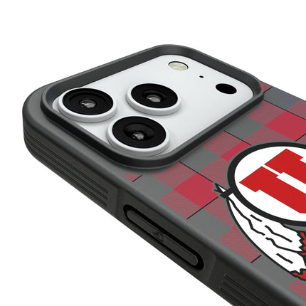 University of Utah Utes Plaid Bump Phone Case for Apple iPhone