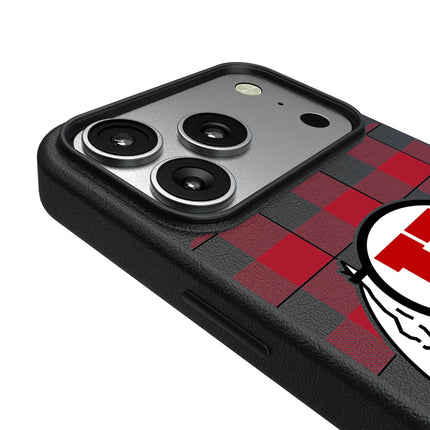 University of Utah Utes Plaid MagSafe Compatible Phone Case for Apple iPhone
