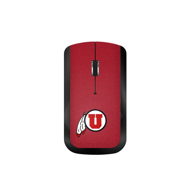 University of Utah Utes Solid Wireless Mouse
