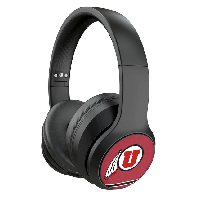 University of Utah Utes Stripe Wireless Over-Ear ANC Headphones