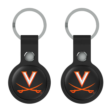 University of Virginia Cavaliers Insignia Black Airtag Holder 2-Pack