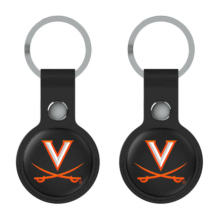 University of Virginia Cavaliers Insignia Black Airtag Holder 2-Pack
