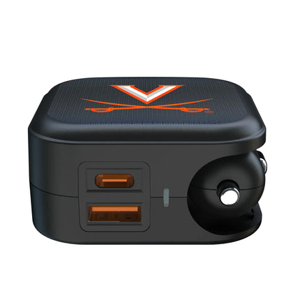University of Virginia Cavaliers Linen 2 in 1 USB A/C Charger