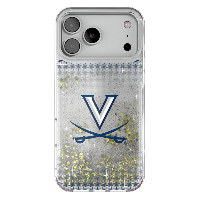 University of Virginia Cavaliers Linen Glitter Phone Case for Apple iPhone