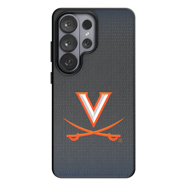 University of Virginia Cavaliers Linen MagSafe Compatible Phone Case for Samsung Galaxy