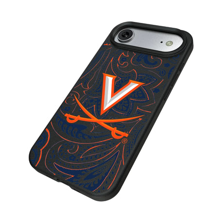 University of Virginia Cavaliers Paisley MagSafe Compatible Phone Case for Apple iPhone