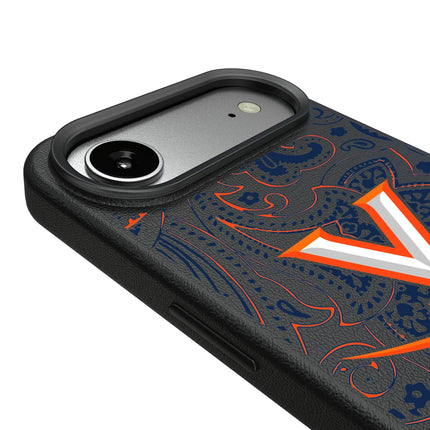 University of Virginia Cavaliers Paisley MagSafe Compatible Phone Case for Apple iPhone