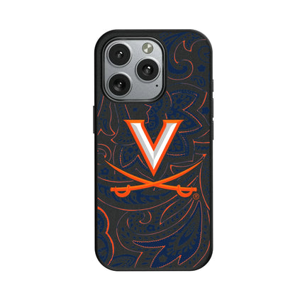 University of Virginia Cavaliers Paisley MagSafe Compatible Phone Case for Apple iPhone
