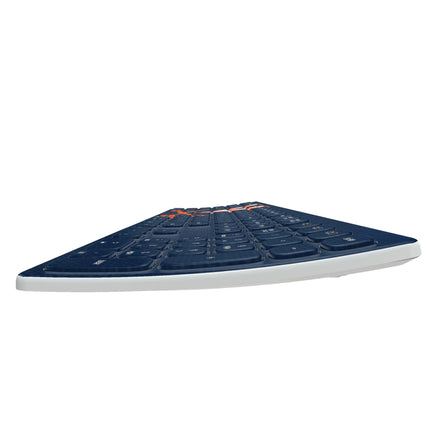 University of Virginia Cavaliers Solid Curved Wireless Keyboard