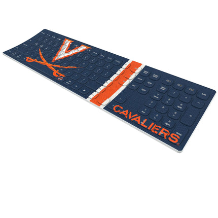 University of Virginia Cavaliers Stripe Curved Wireless Keyboard