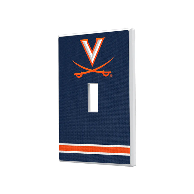 University of Virginia Cavaliers Stripe Hidden-Screw Light Switch Plate