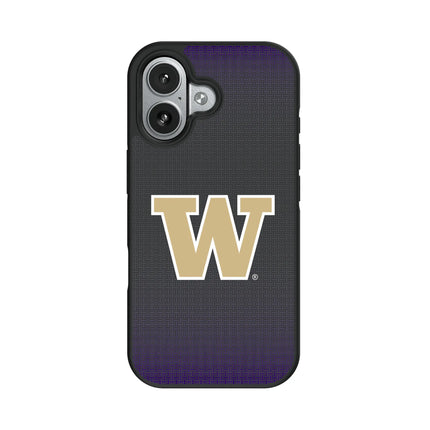 University of Washington Huskies Linen Bump Phone Case for Apple iPhone