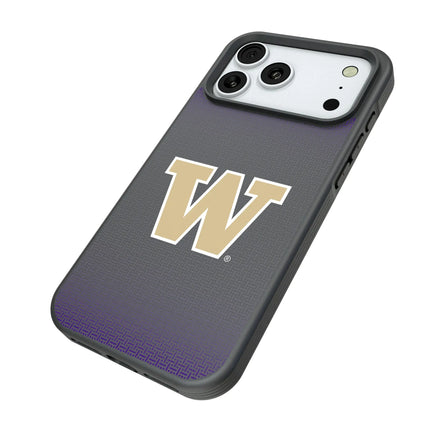 University of Washington Huskies Linen Bump Phone Case for Apple iPhone