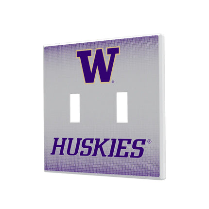 University of Washington Huskies Linen Hidden-Screw Light Switch Plate