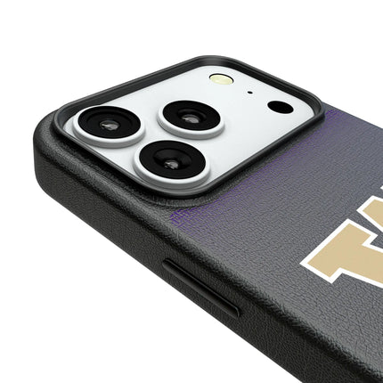 University of Washington Huskies Linen MagSafe Compatible Phone Case for Apple iPhone