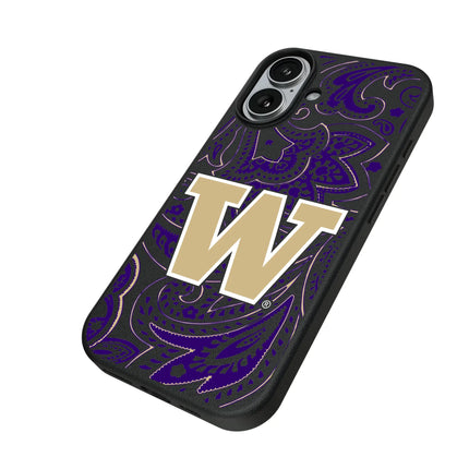University of Washington Huskies Paisley MagSafe Compatible Phone Case for Apple iPhone