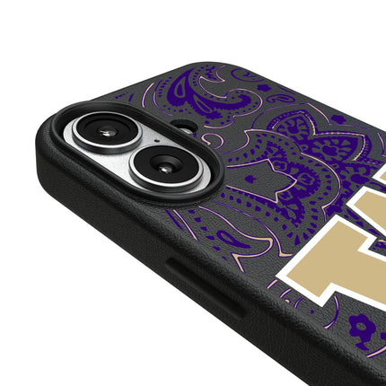 University of Washington Huskies Paisley MagSafe Compatible Phone Case for Apple iPhone