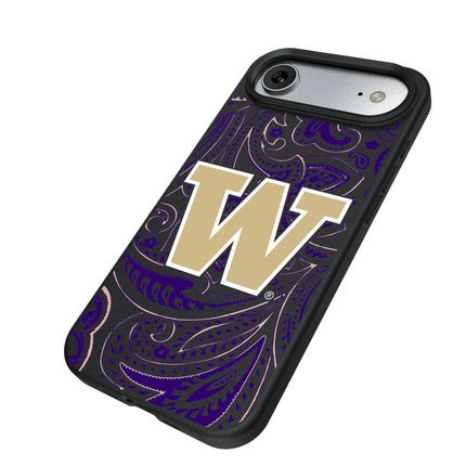 University of Washington Huskies Paisley MagSafe Compatible Phone Case for Apple iPhone